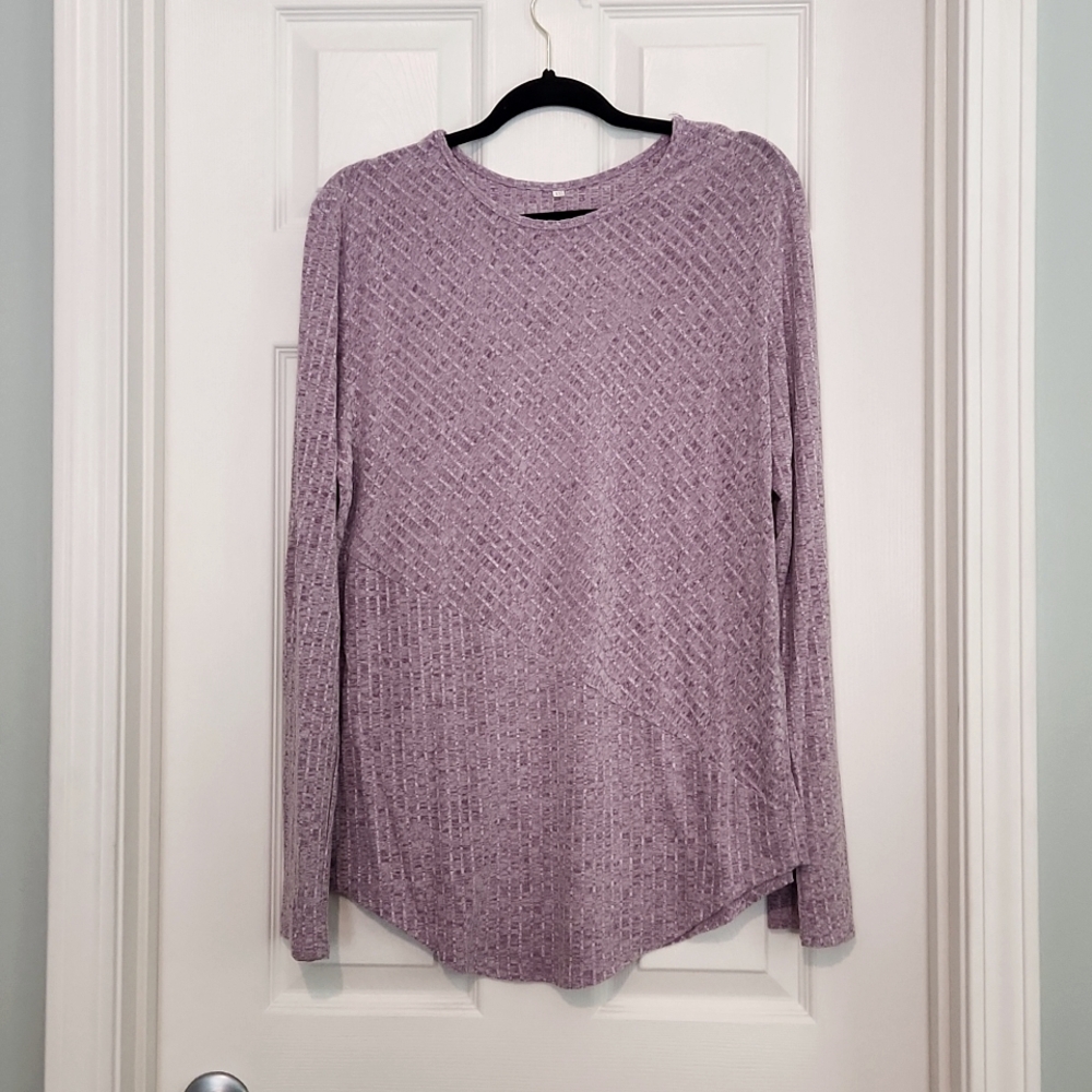 Fuschia textured tunic